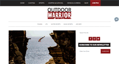 Desktop Screenshot of outdoorwarrior.com